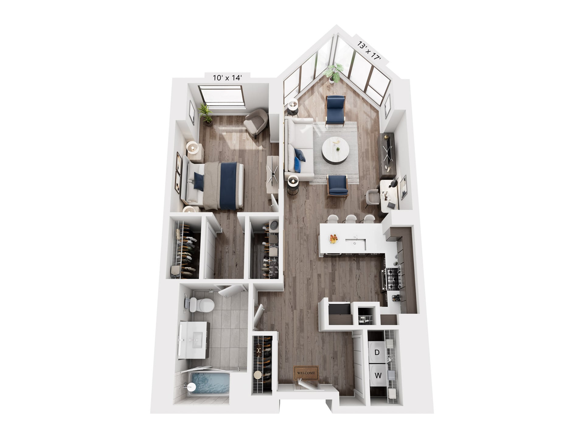 Unit 605 floor plan