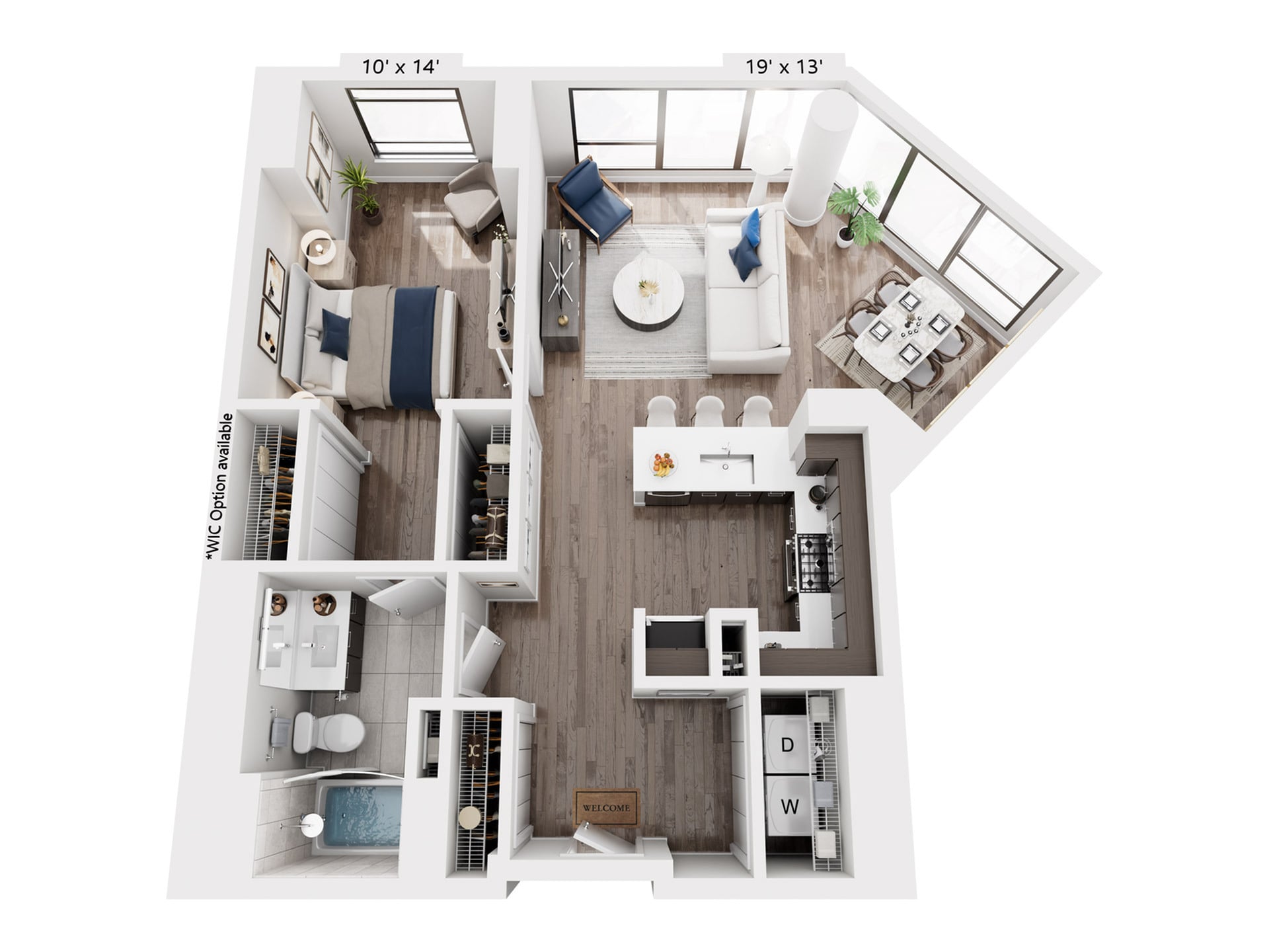Unit 2807 floor plan