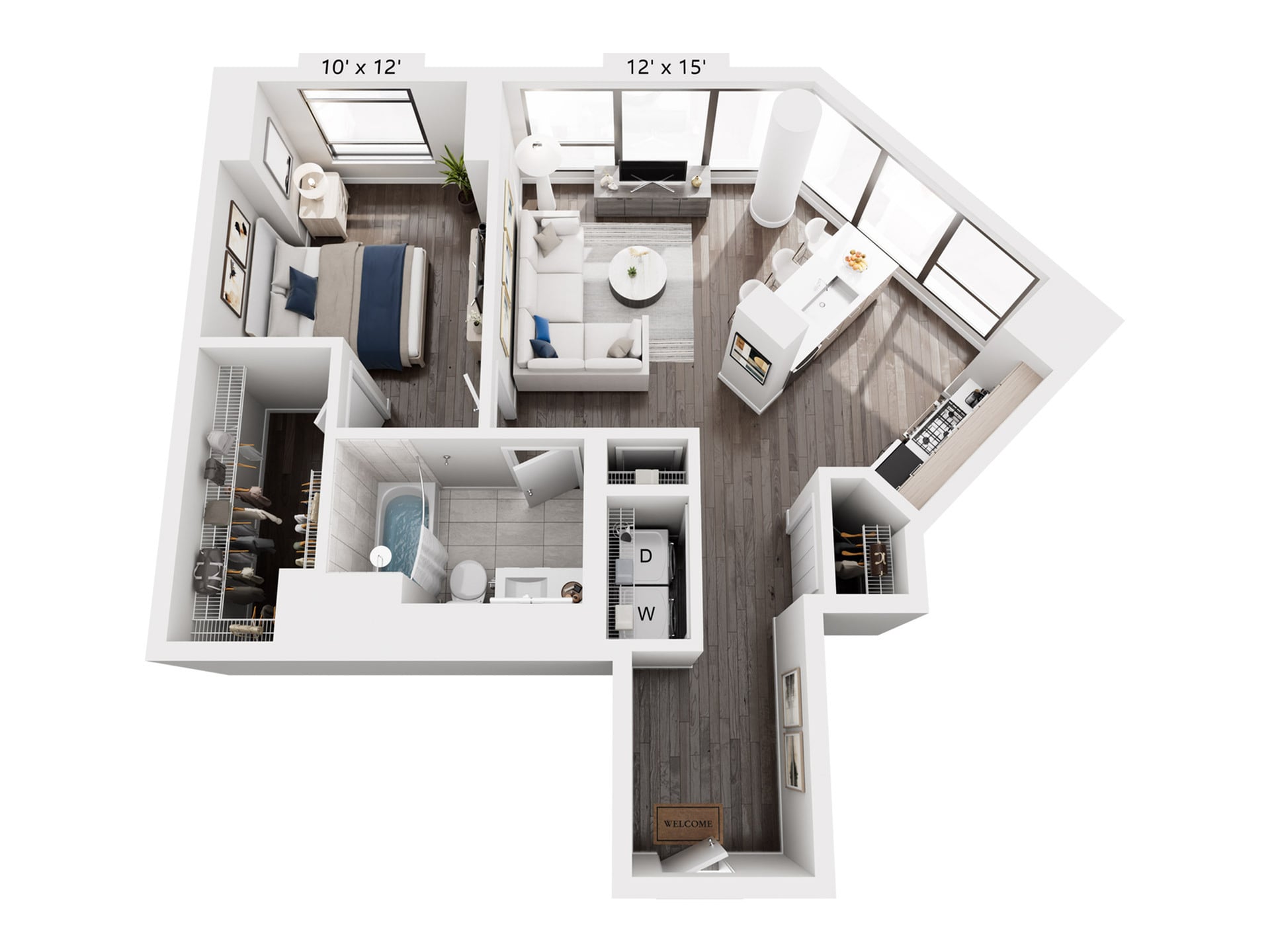 Unit 1214 floor plan