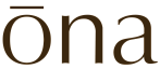 Elegant and modern Ona logo featuring minimalist brown typography.