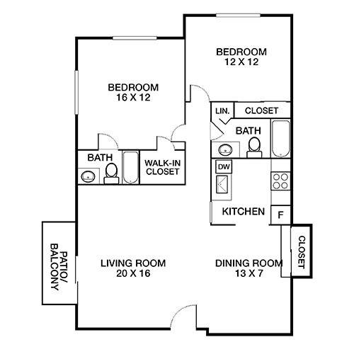 Astor 2 Bed Apartment Royal Crest Estates North Andover