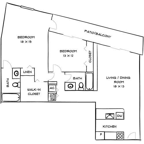 Gallery 2B Premier 2 Bed Apartment Bay Parc Apartment Homes