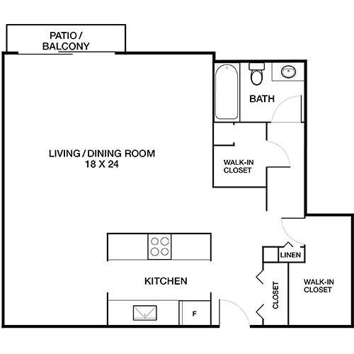 Canterbury Studio Yorktown Apartment Homes