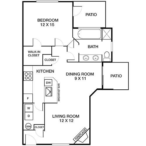 1 Bedroom Apartments Township Residences