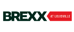 BREXX logo with bold lettering, highlighting the vibrant Louisville location.