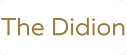 The Didion logo in gold font