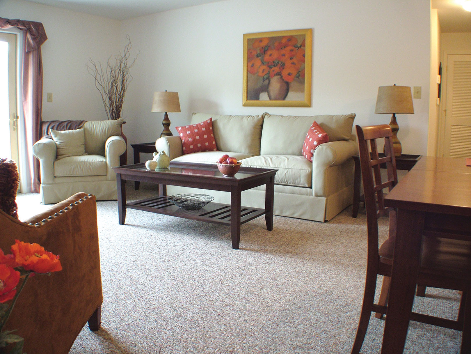 Interior apartment image at Hearthstone Village