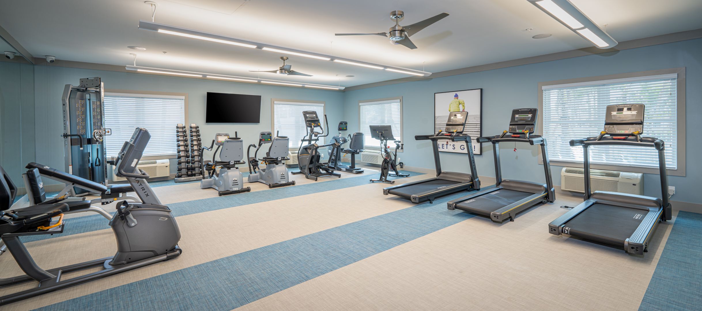 Sovana's fitness center