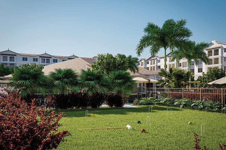Arcadia Gardens outdoor croquet court