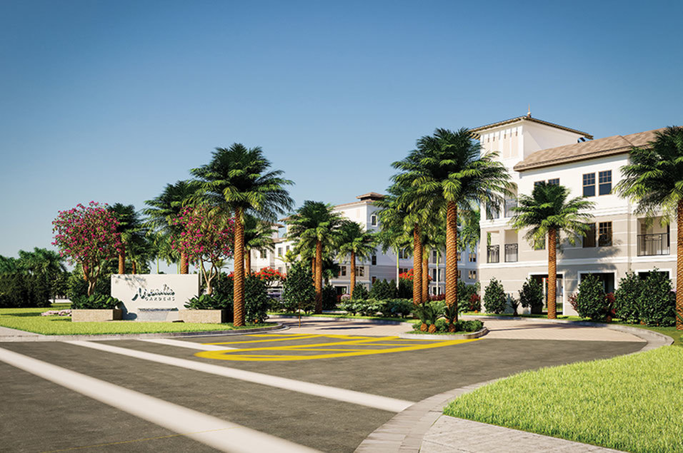 exterior from the road