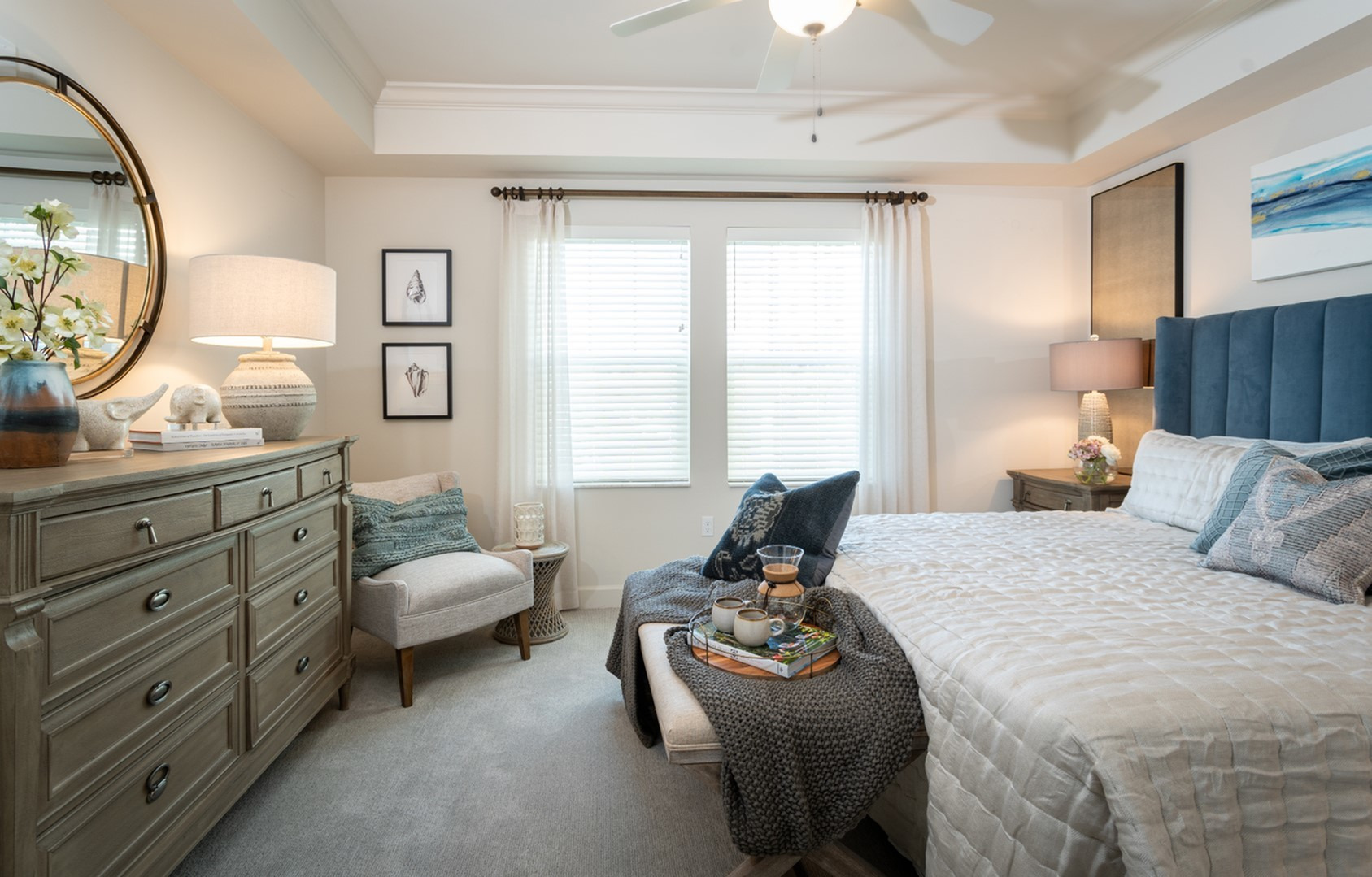 bright bedroom