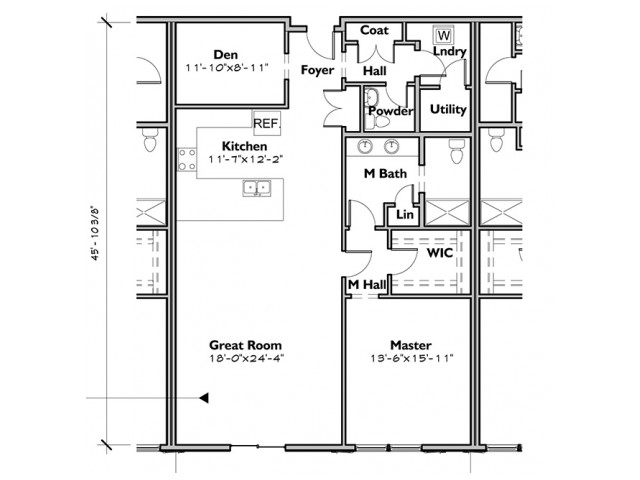 1J | 1 Bed / 1.5 Bath