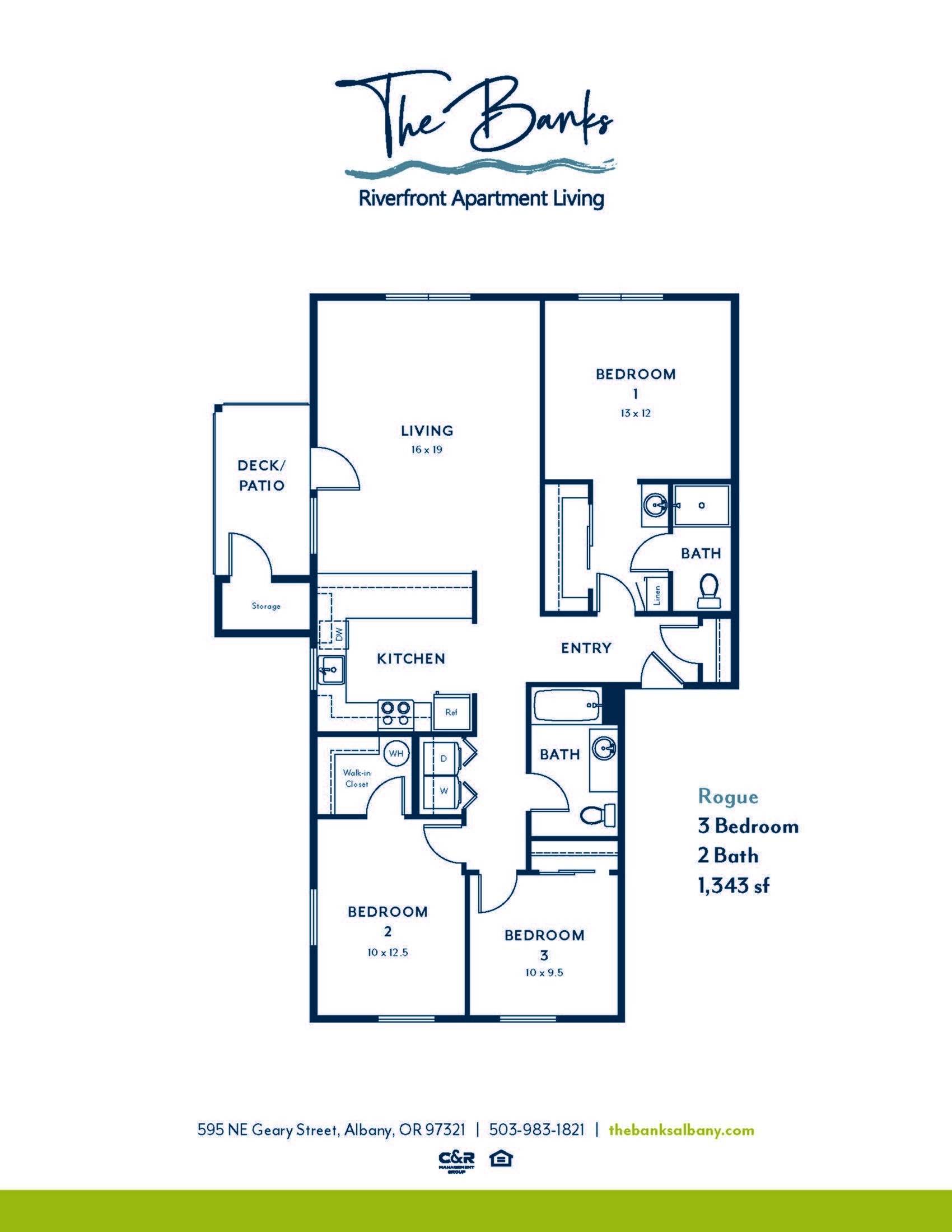 3 Bedroom 2 Bathroom