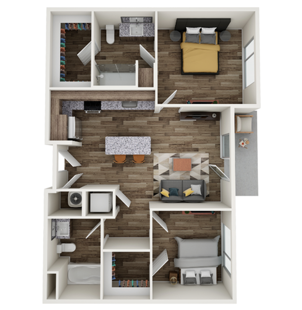 Crawford 2 Bed Apartment Terra at the Grove