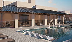 Club House with Pool The Eleanor at Rio Ranch