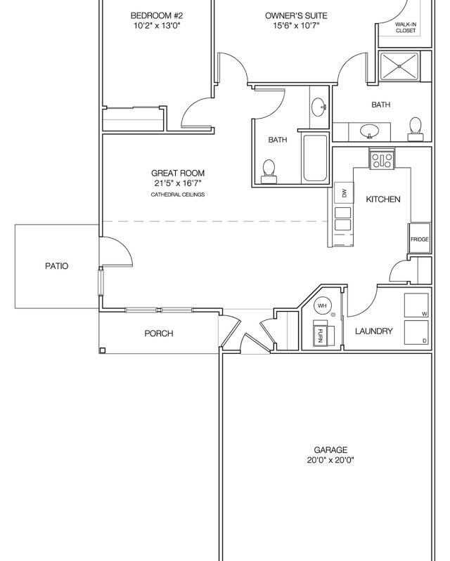 2 Bed Apartments Check Availability The Residences at Phillips Farm