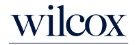 Elegant logo of Wilcox, The Residences at Maren Reserve in bold font.
