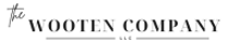Minimalist logo for The Wooten Company LLC in black text on a transparent background. The word 'the' is written in a small, elegant script to the left of 'WOOTEN COMPANY,' which is displayed in bold, uppercase serif font