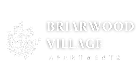 Elegant Briarwood Village Apartments logo with intricate floral design.