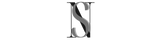 Seminole North Logo, featuring an overlapping "N" and "S" in a clean sophisticated font"