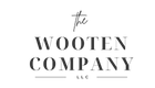Elegant logo of The Wooten Company, LLC featuring sophisticated typography on a sleek black background.