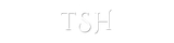 TSH Apartments logo text in white on a transparent background.