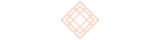 East Manor Landing logo featuring a geometric diamond-shaped emblem with nested lines in a peach color.