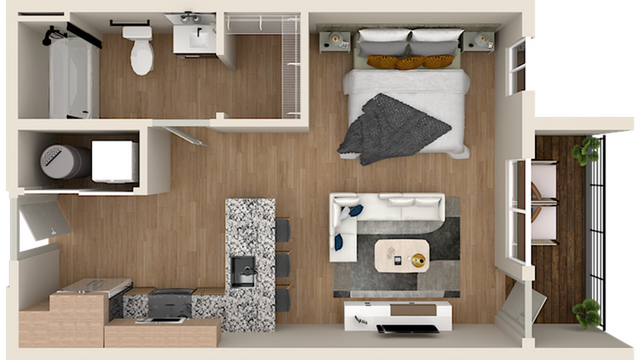 The Patent-0B floor plan