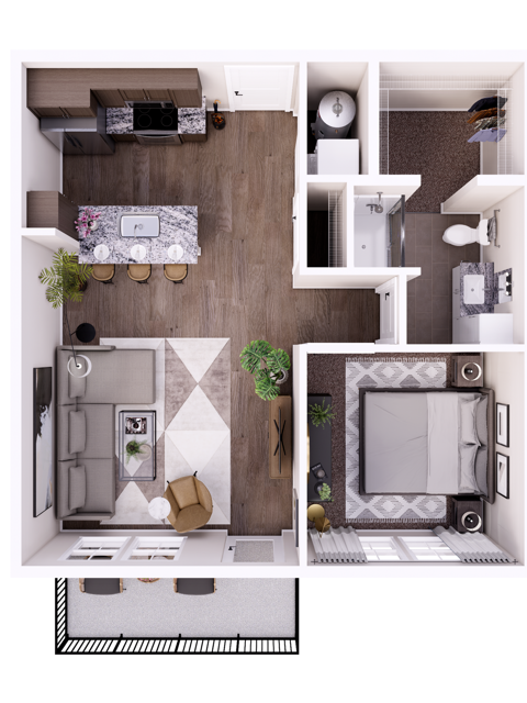 Founders - 1D floor plan