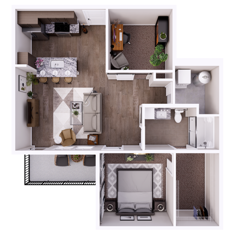 Founders - 1G floor plan