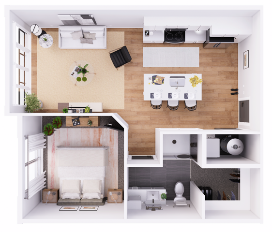 Tillmore-1B-3 floor plan