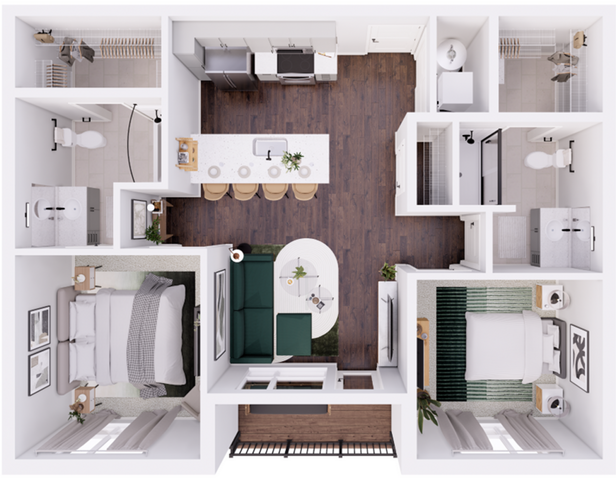 Midpoint West-2A floor plan