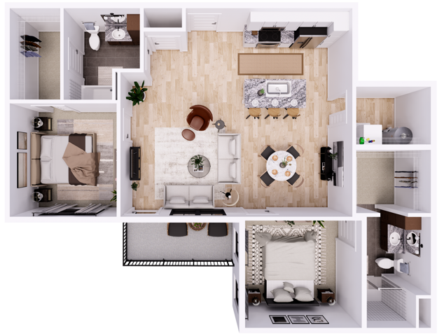 Thomas-2C floor plan
