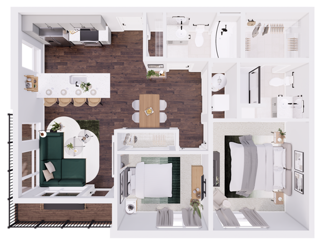 Midpoint East-2B floor plan