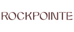 Elegant Rockpointe logo in sophisticated brown serif font, symbolizing luxury and style.