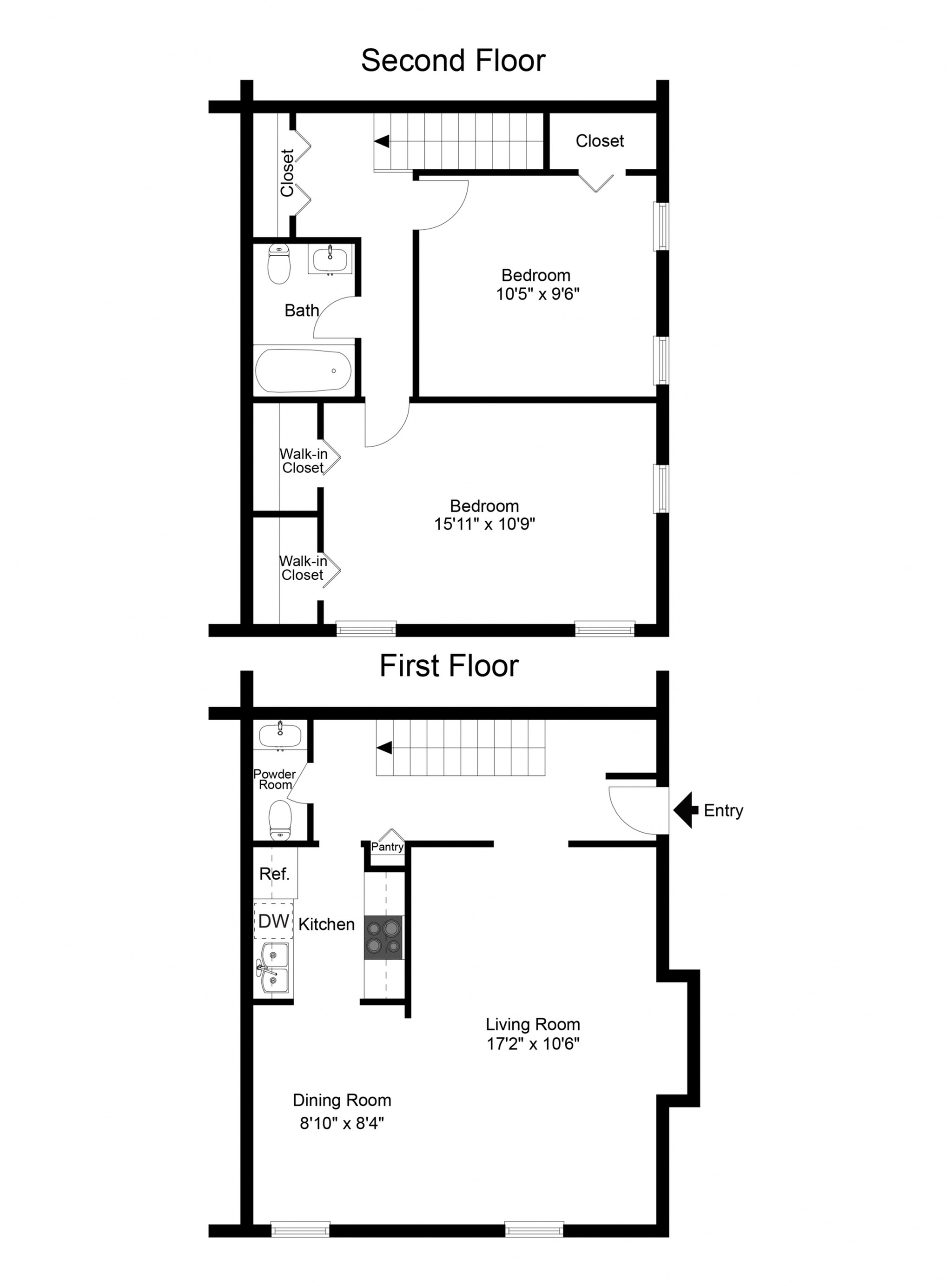 Townhouse North 2 Bed Apartment Paoli Place North Apartments
