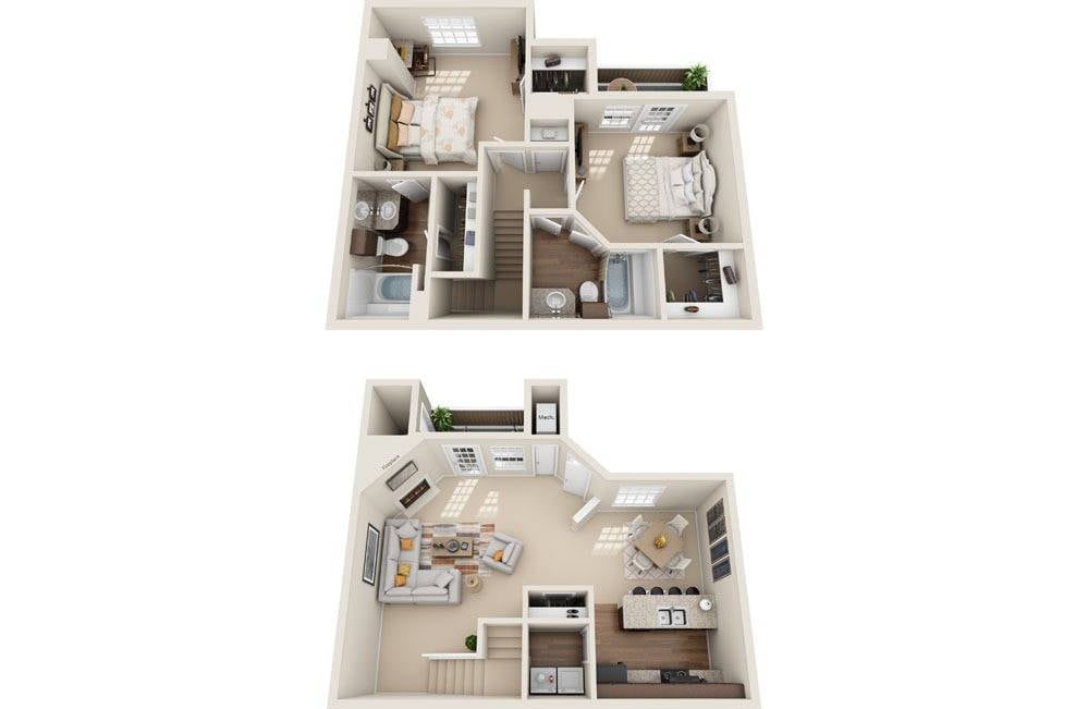 Wellington 2 Bed Apartment Hickory Creek