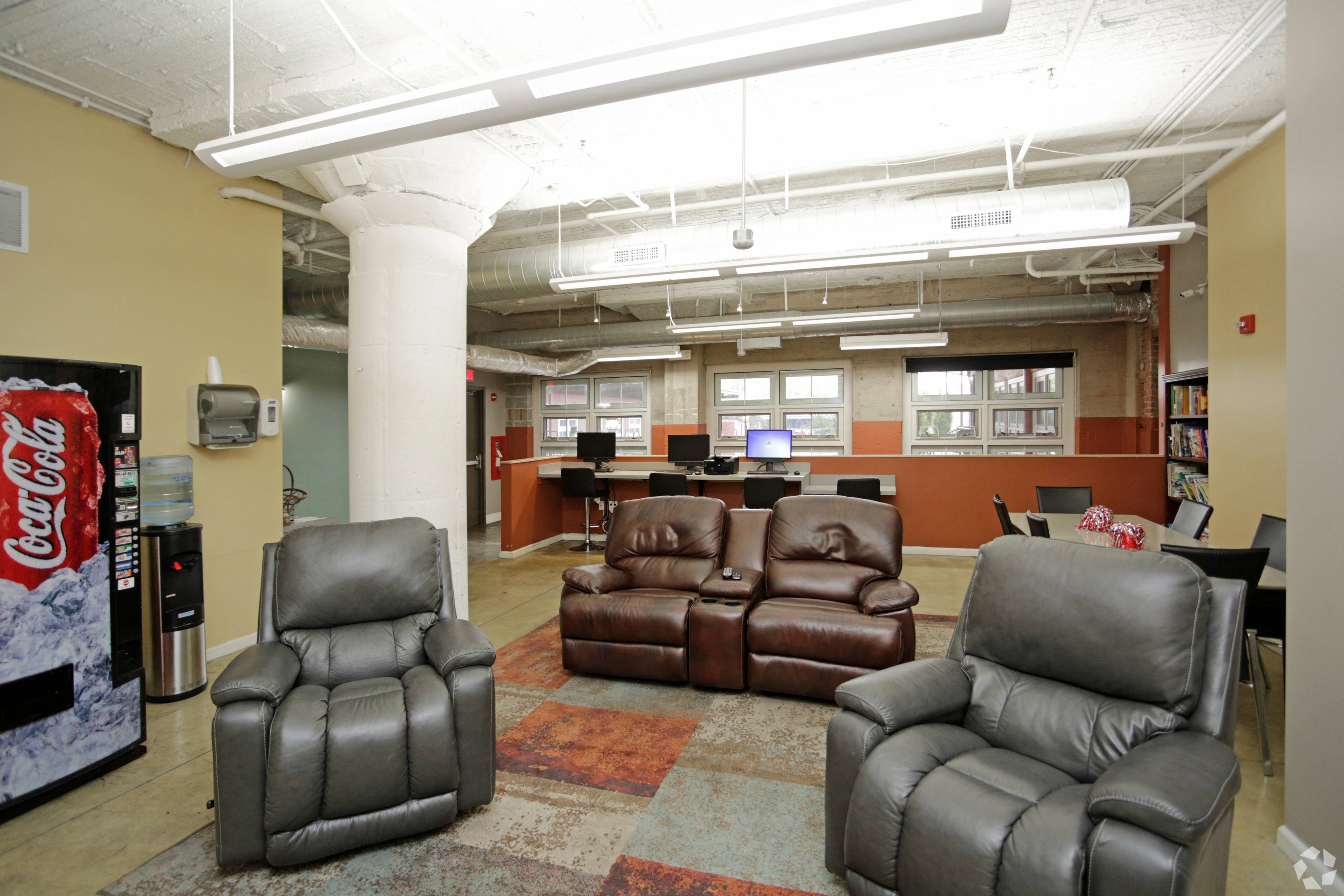 Cold Storage Lofts | Kansas City Apartments | Resident Lounge