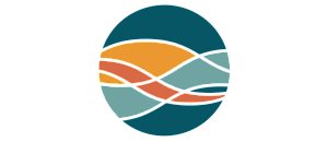Elegant logo design with colorful, flowing lines in a circular shape, evoking a sense of harmony and style.
