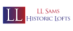 Logo depicting LL Sams Historic Lofts with a bold and elegant design.