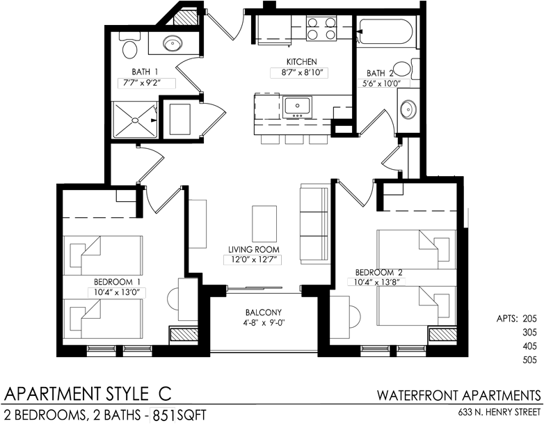 Waterfront Apartment Rentals