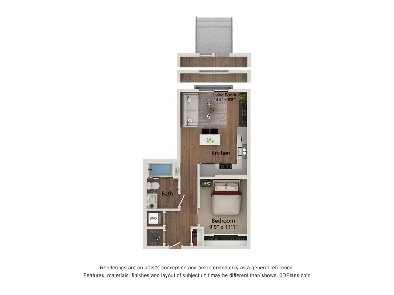 Floor plan layout diagram for S1.b-580