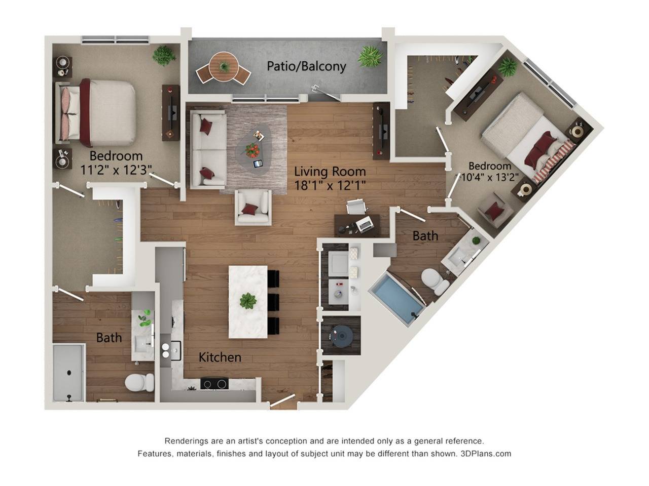 Floor plan layout diagram for B8