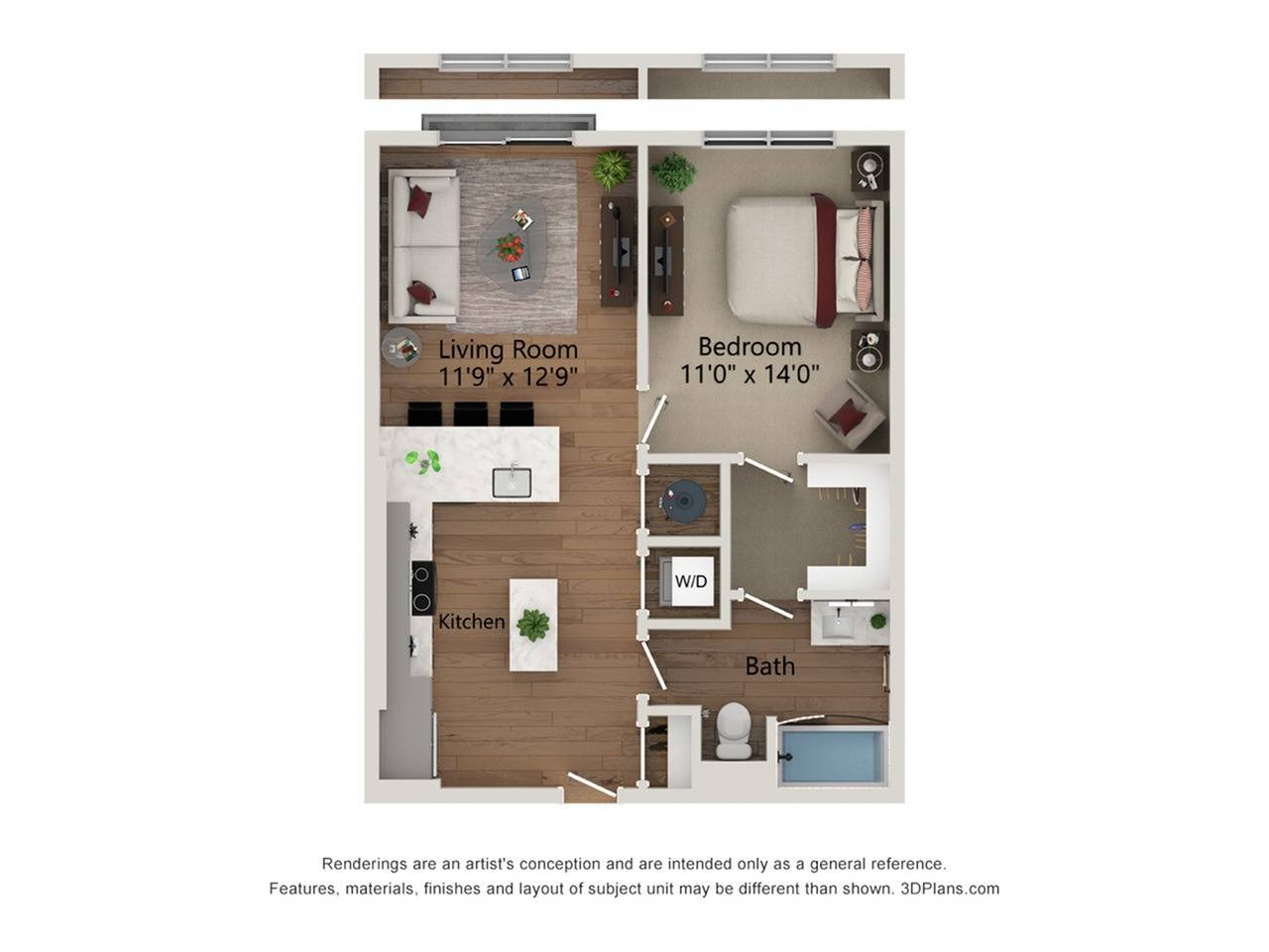 Floor plan layout diagram for A6