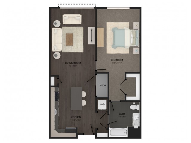 Floor plan layout diagram for A9