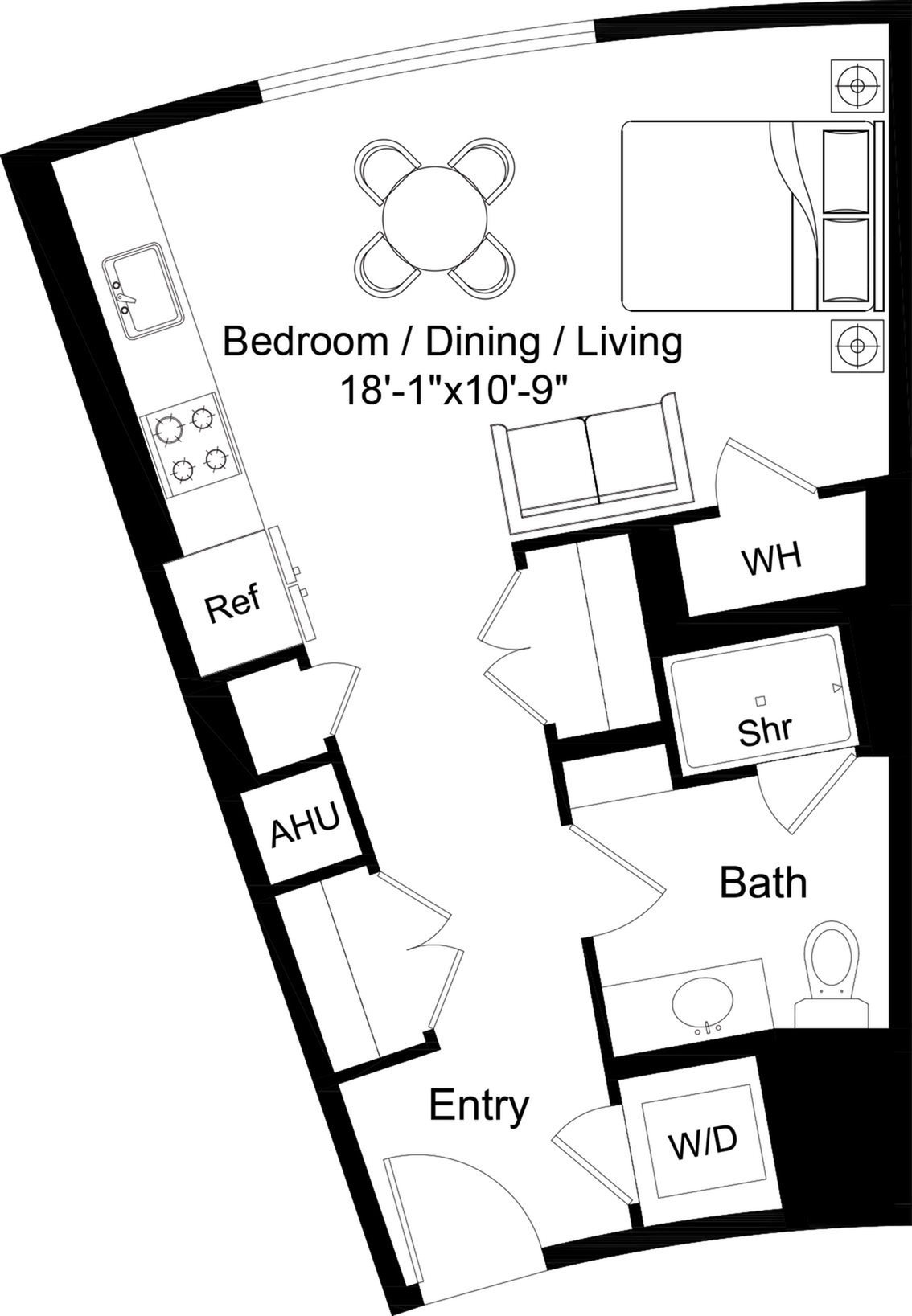 Floor plan layout diagram for S4