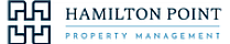 Hamilton Point Property Management logo featuring a geometric design and elegant typography.