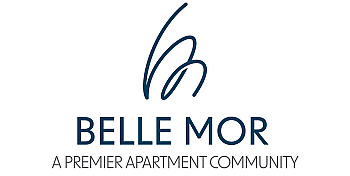 Elegant Belle Mor logo, representing a premier apartment community.