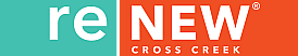 logo that says renew cross creek