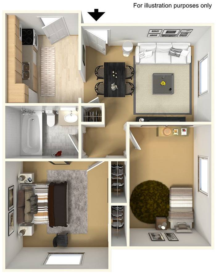 2BR 2 Bed Apartment Leominster Gardens